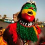 A Senegalese traditional dancer in Dakar, Senegal. Senegal hosts the summit of the 57 nation Organisation of the Islamic Conference (OIC) between 09 -14 March 2008 which aims at bolstering ties in the world's Muslim community, bringing together Arab and African states.  