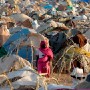 Sudanese IDP's (internally displaced people) in the over-crowded Asilef camp near Nyala, South Darfur, Sudan Tuesday 19 October 2004. Ending months of a tug-of-war with Sudan, the UN Security Council authorized Tuesday 31 July 2007 the deployment of more than 20,000 UN and African Union troops to the war-torn Darfur region.  