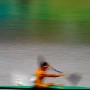 Shaun Rubenstein from South Africa competes during the men's Kayak single (K1) 1000m semi-final at the Olympic games in Beijing, China, 20 August 2008. <br />