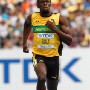 epa02892876 Usain Bolt of Jamaica pictured after competing in the men's 200m heat during the 13th IAAF World Championships in Daegu, Republic of Korea, 02 September 2011.  EPA/NIC BOTHMA